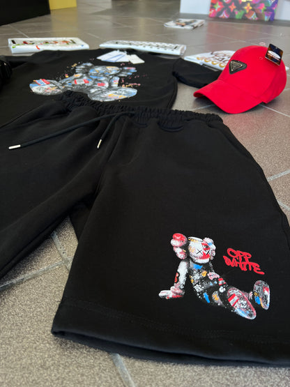 Σετ Over 3Α Off White Μαύρο