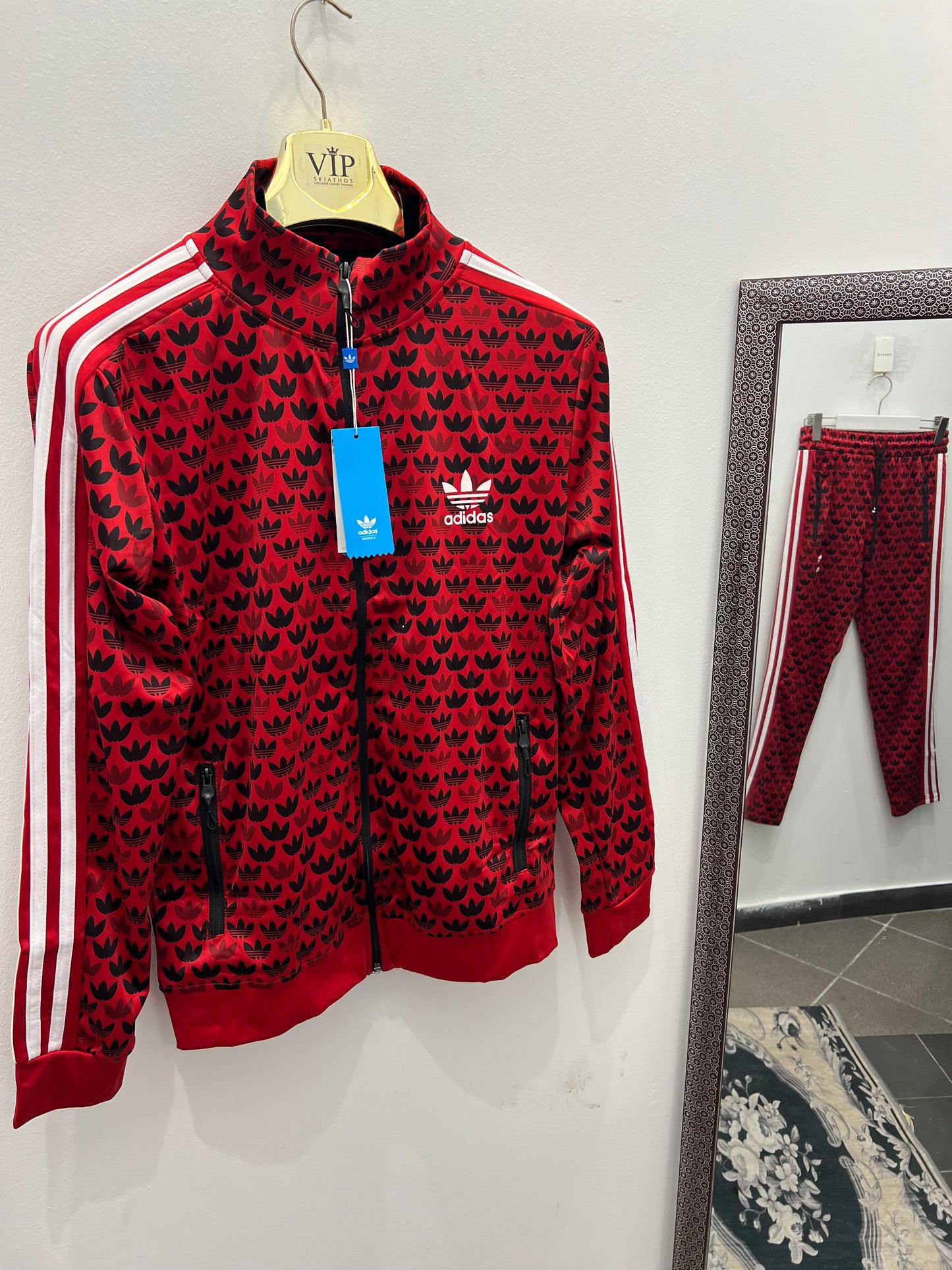 Σετ Φόρμας Adidas Κόκκινη