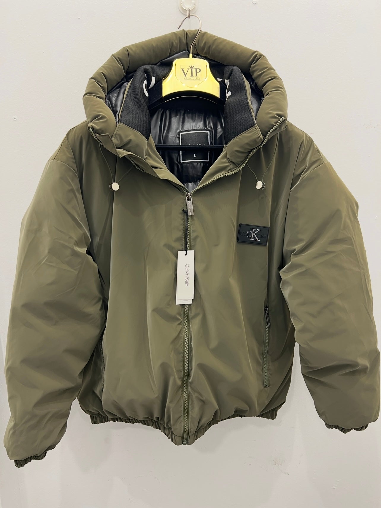 Jacket Λαδί Calvin Klein Wind/WarerProof 3A’