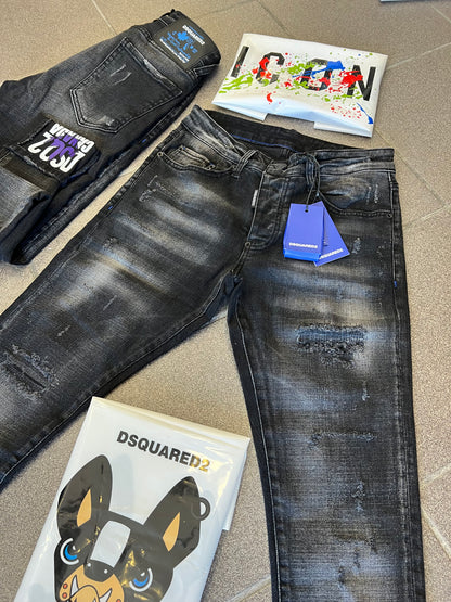 Jean Παντελόνι Dsquared2 RoyalBlack