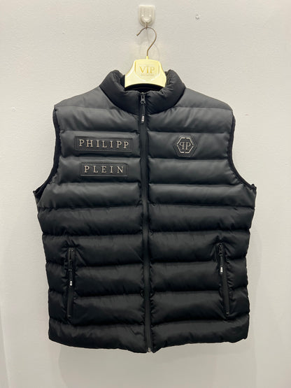 Vest Γιλέκο Philip Plein Αμάνικο Μαύρο