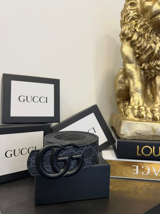 Ζώνη Δερμάτινη Gucci Black Jean