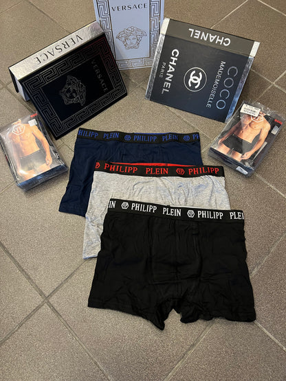 3 Τεμ Pack Philip Plein Boxers