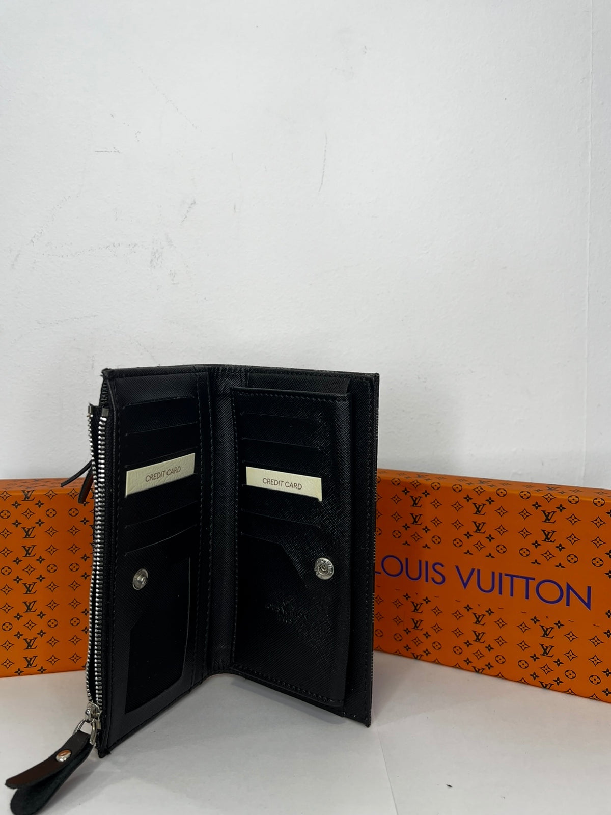 Leather Πορτοφόλι Ls.Vn Γκρί Multiuser