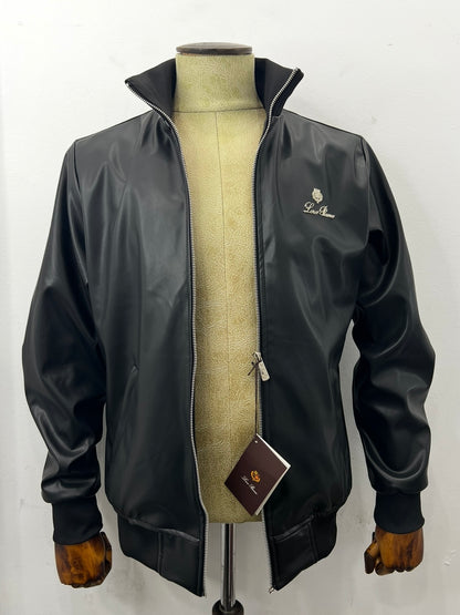 Leather Jacket Lor.Pian Μαύρο