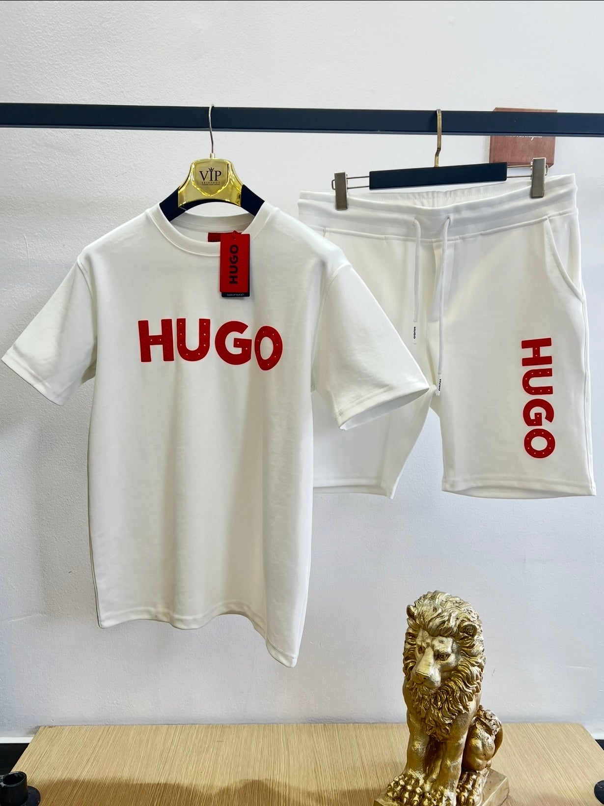 Summer Σετ 3Α Hugo Άσπρο/Κόκκινο
