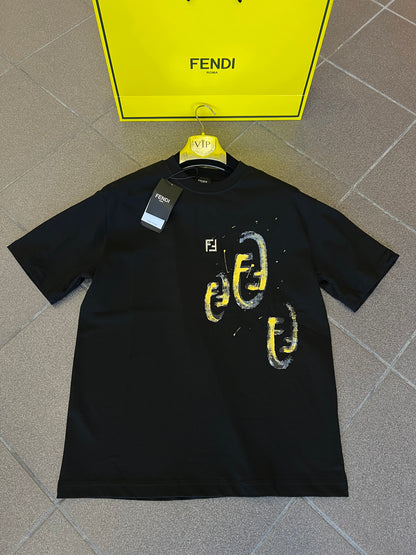 3Α T-Shirt Fendi Over Fit Black FR
