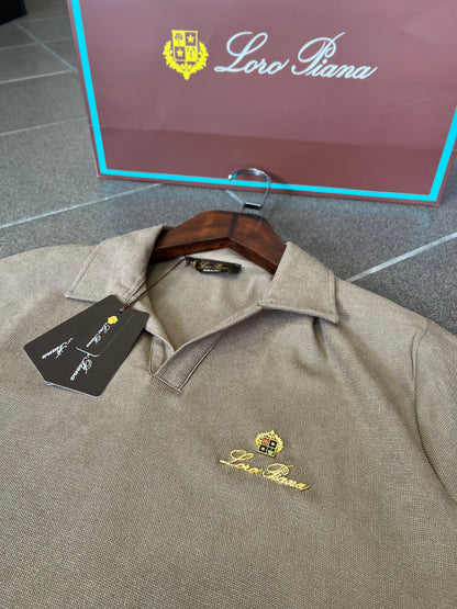 Μπλούζα Loro Piana Polo Καφέ