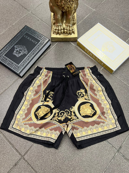 Versace Μαγιό Black/Gold Swimwear