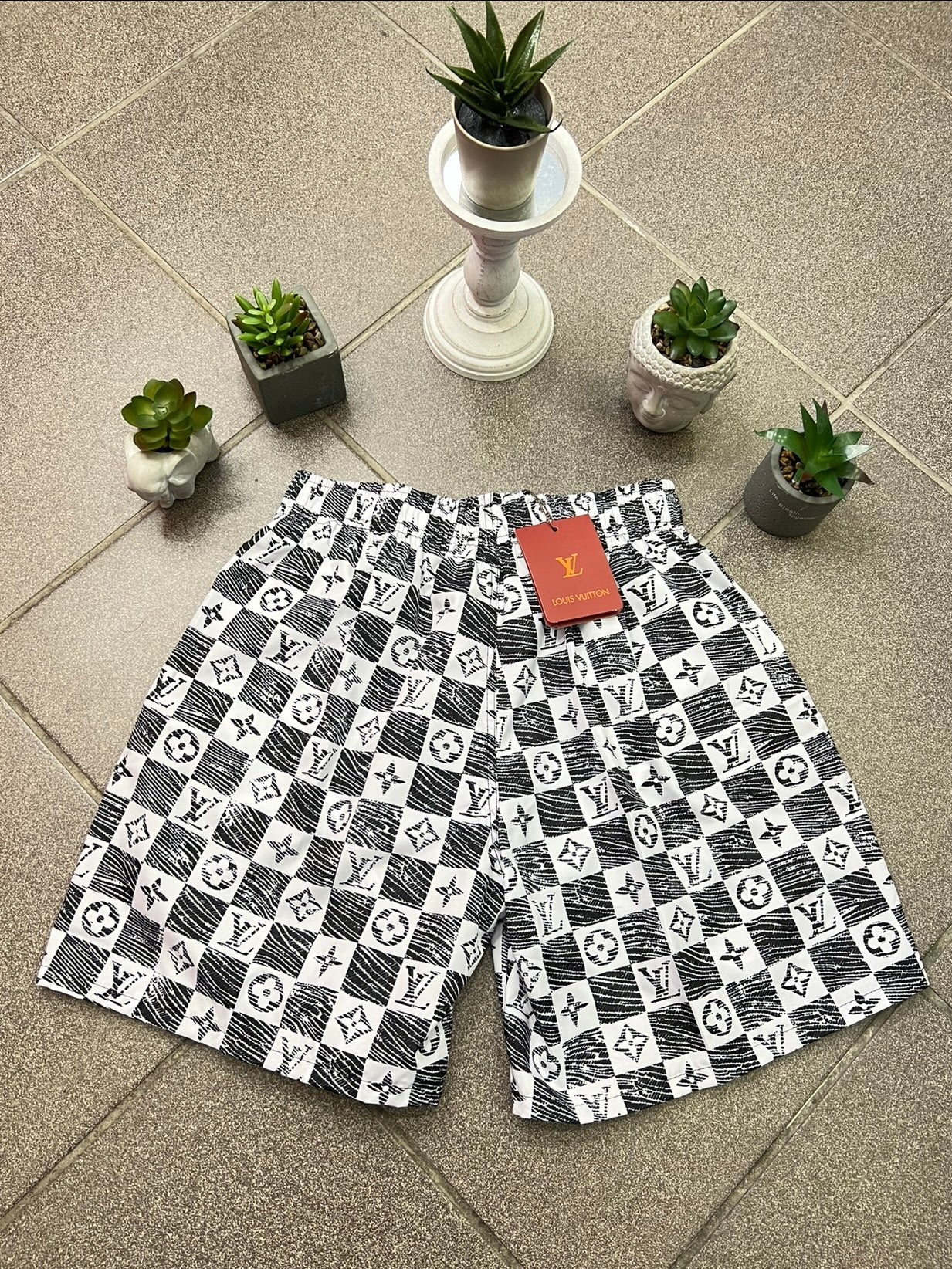 LV Μαγιό White/Black Swimwear
