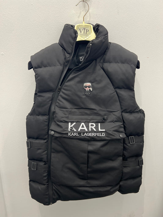 Vest Γιλέκο Karl Lagerlfeld Αμάνικο Μαύρο