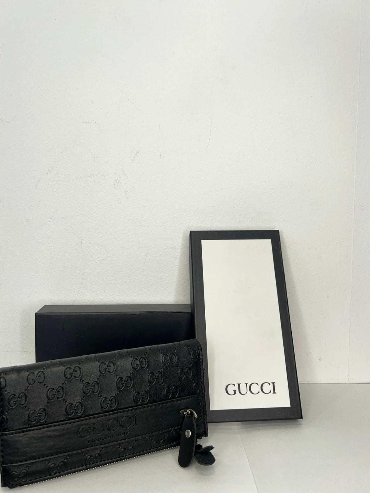 Leather Πορτοφόλι GC Μαύρο Multiuser
