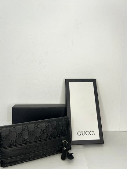 Leather Πορτοφόλι GC Μαύρο Multiuser