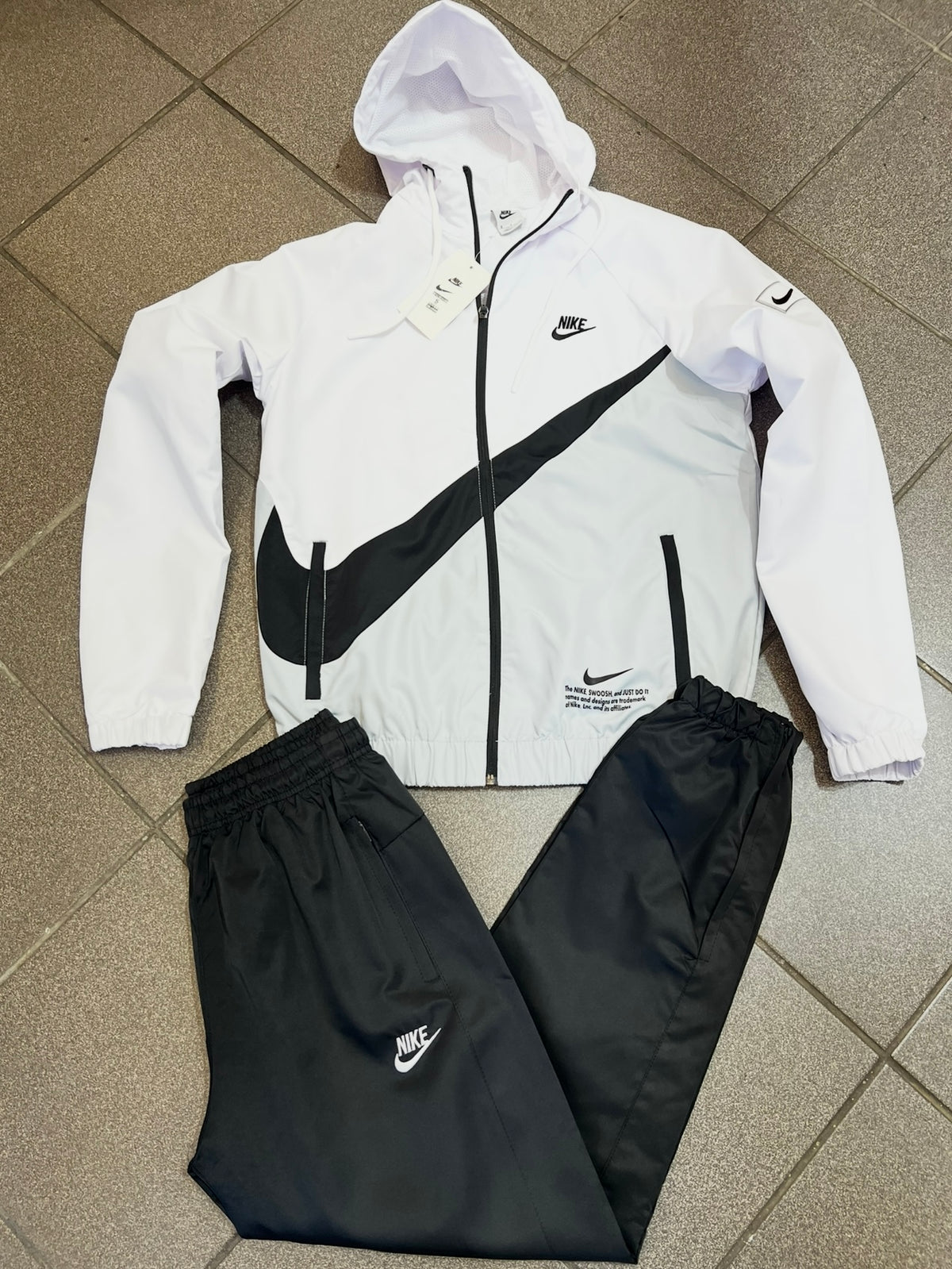WindProof Nike Tm Tracksuit Σετ Άσπρο