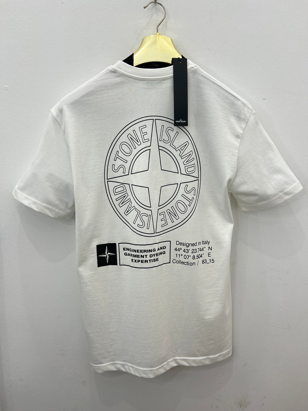 T-Shirt 3A Άσπρο Stone Island MAP