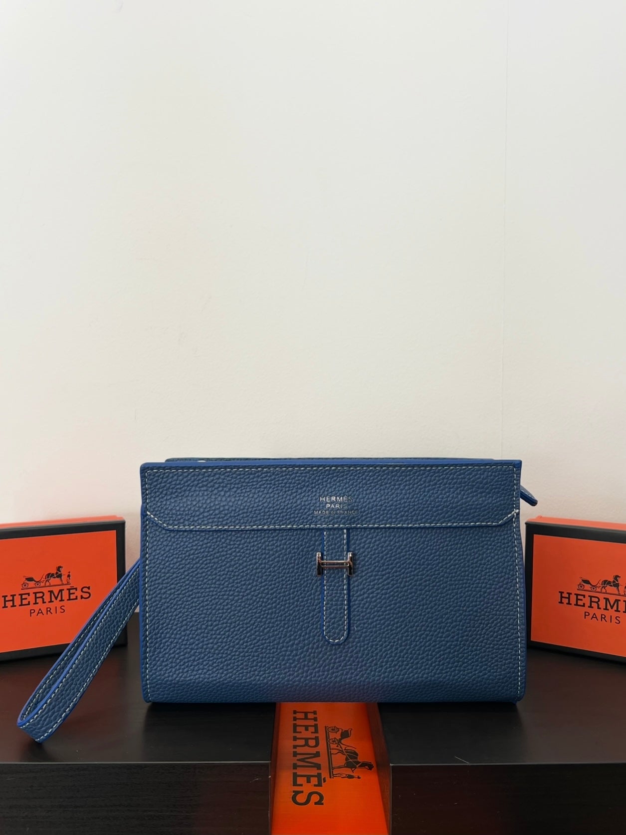 Messenger Bag Hermes Pocket Navy