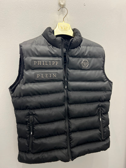 Vest Γιλέκο Philip Plein Αμάνικο Μαύρο