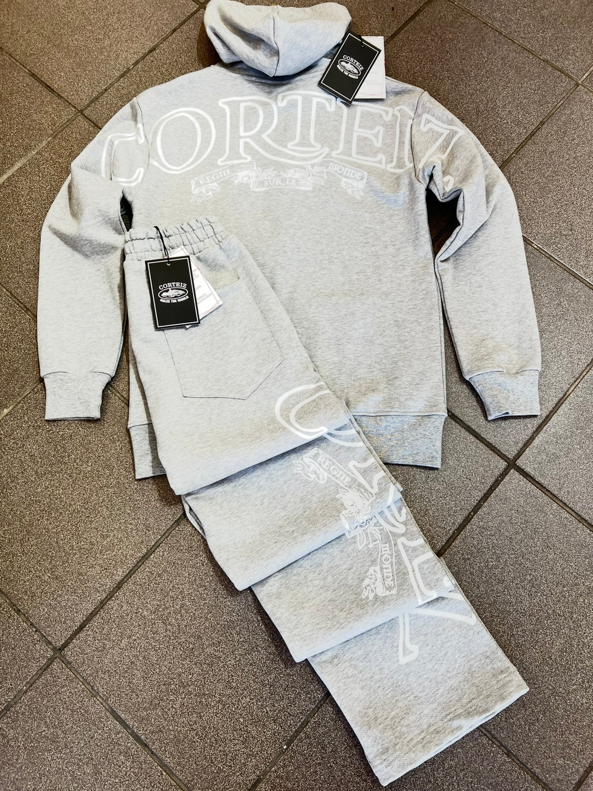 3A Tracksuit CorteiZ OverSized Γκρί