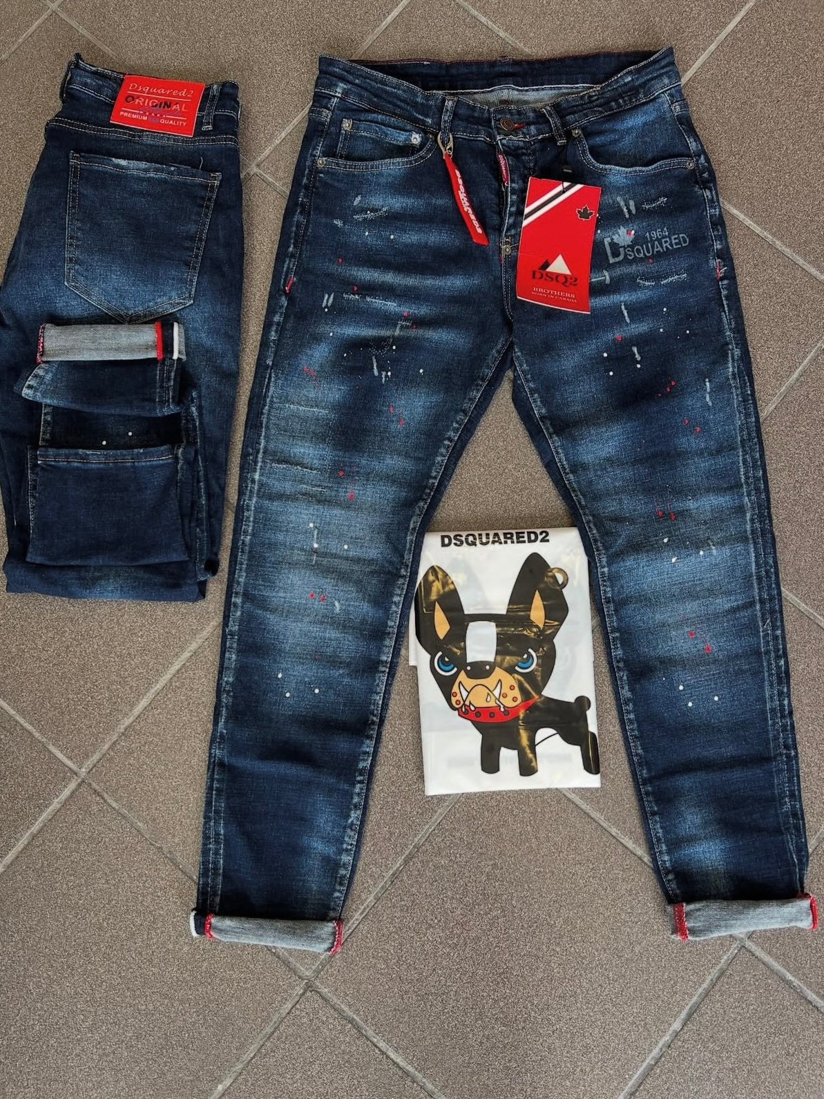 Jean Παντελόνι Dsquared2 Blue D2