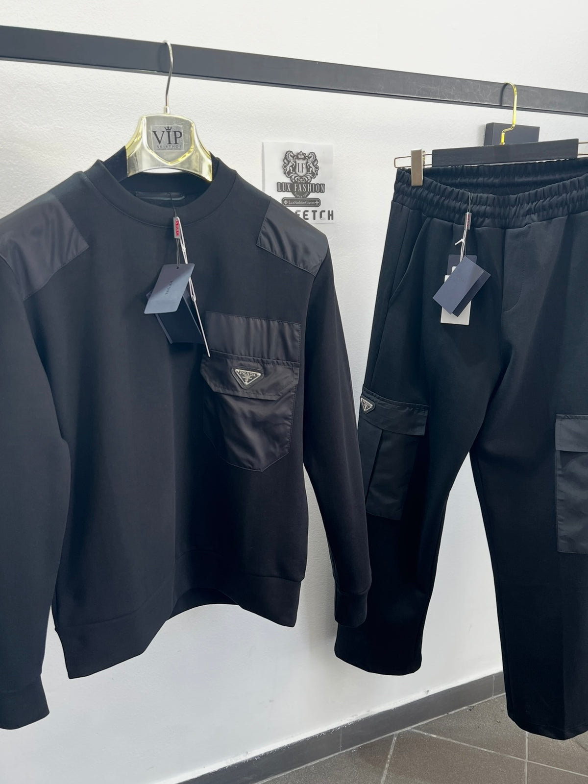 3A Σετ Prada Cargo Ultra Tracksuit Black