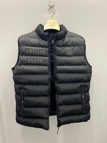 Vest Γιλέκο Philip Plein Αμάνικο Μαύρο