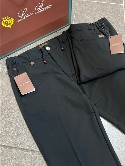 Παντελόνι Loro Piana Μαύρο Chino