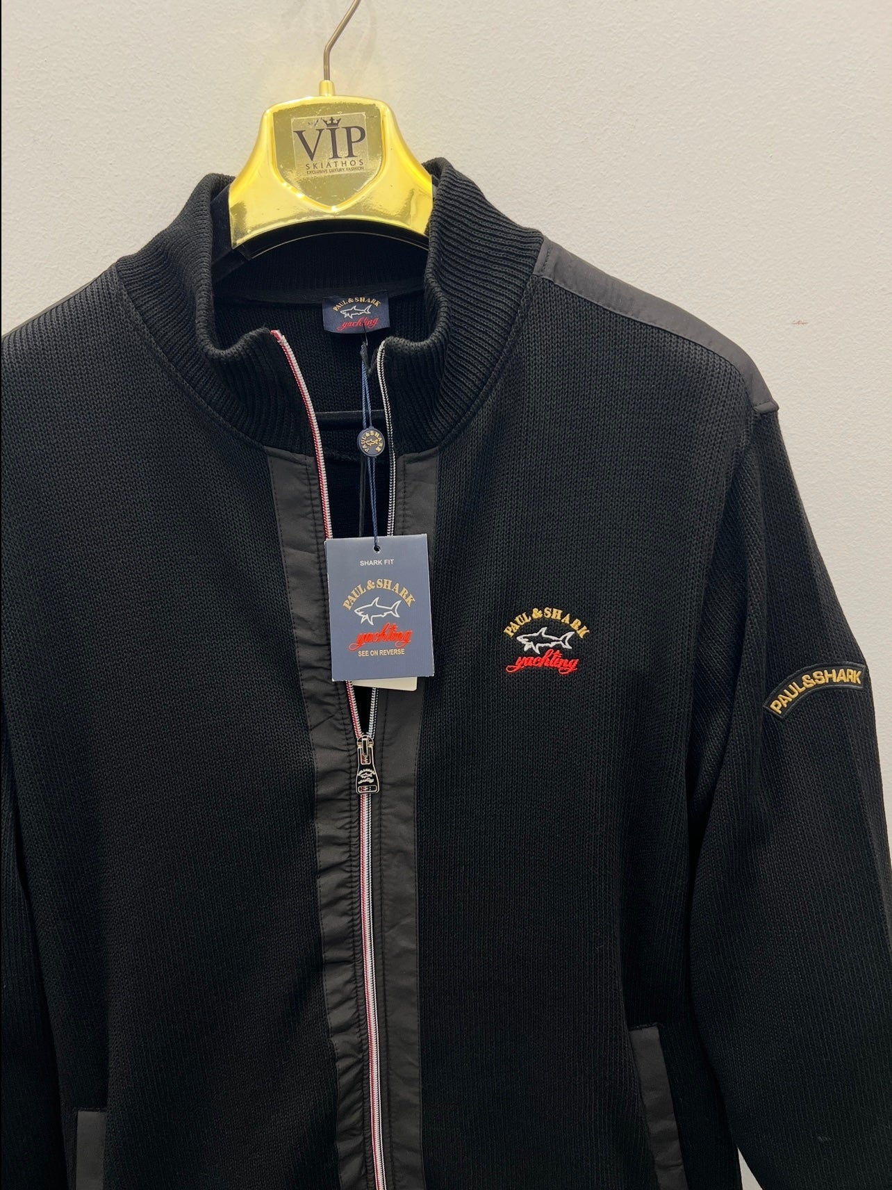 Sweater Ζακέτα Paul & Shark Μαύρη