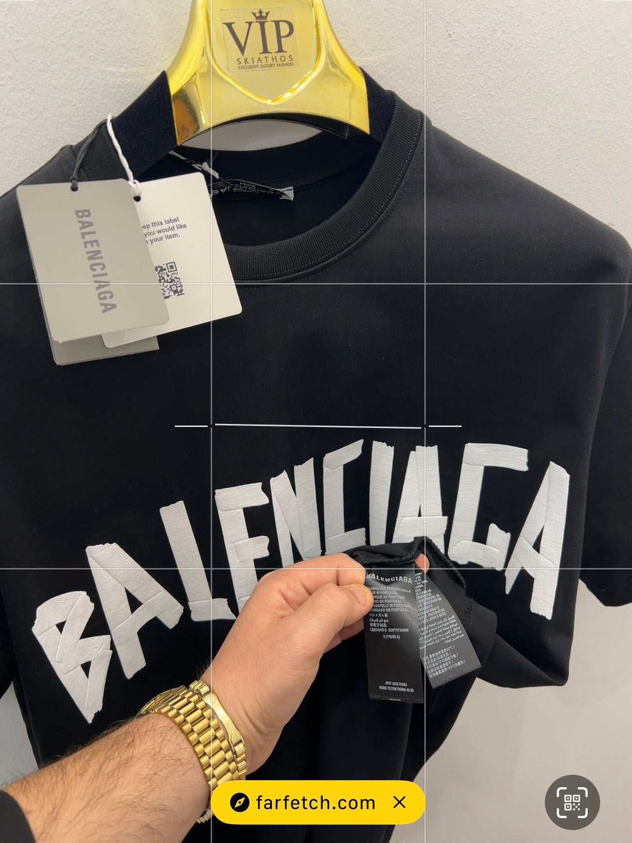 T-Shirt 3A Μαύρο Balenciaga R