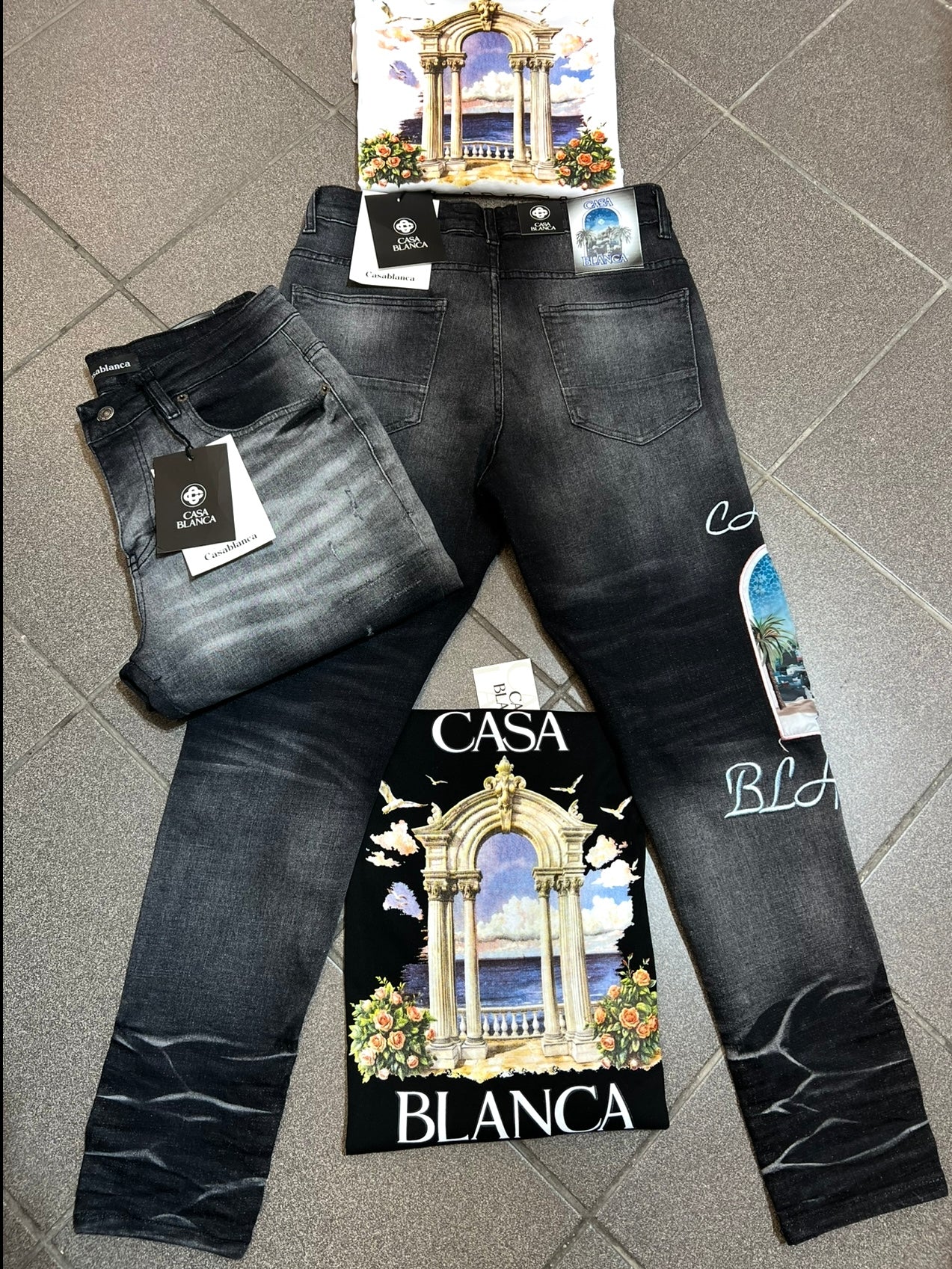 Jean Παντελόνι Casa Blanca Grey  Denim