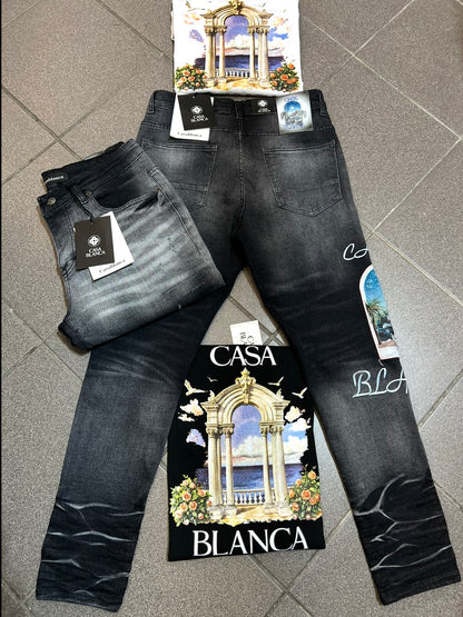 Jean Παντελόνι Casa Blanca Grey  Denim