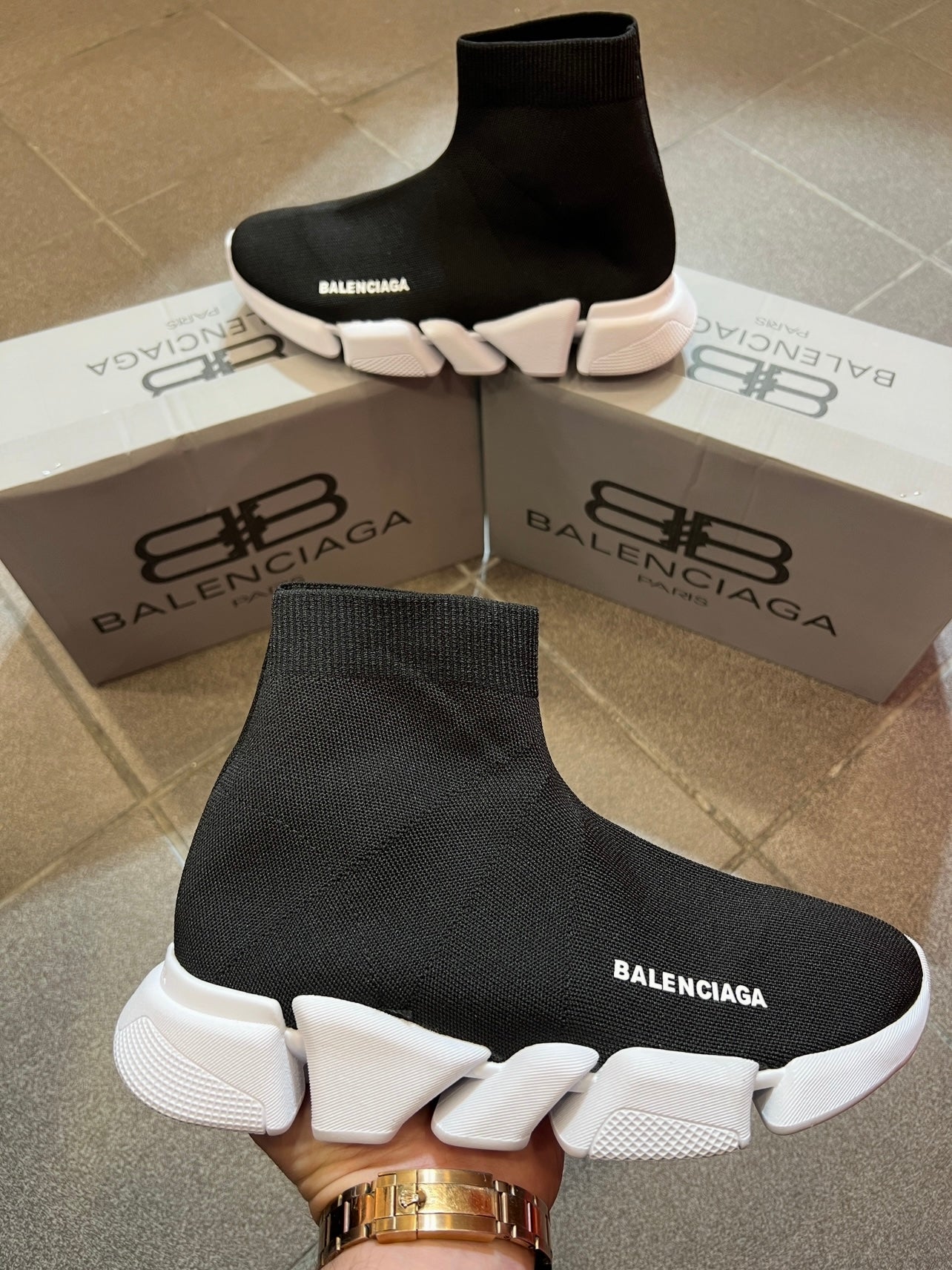 Balenciaga Μαύρο Sneaker Κάλτσα