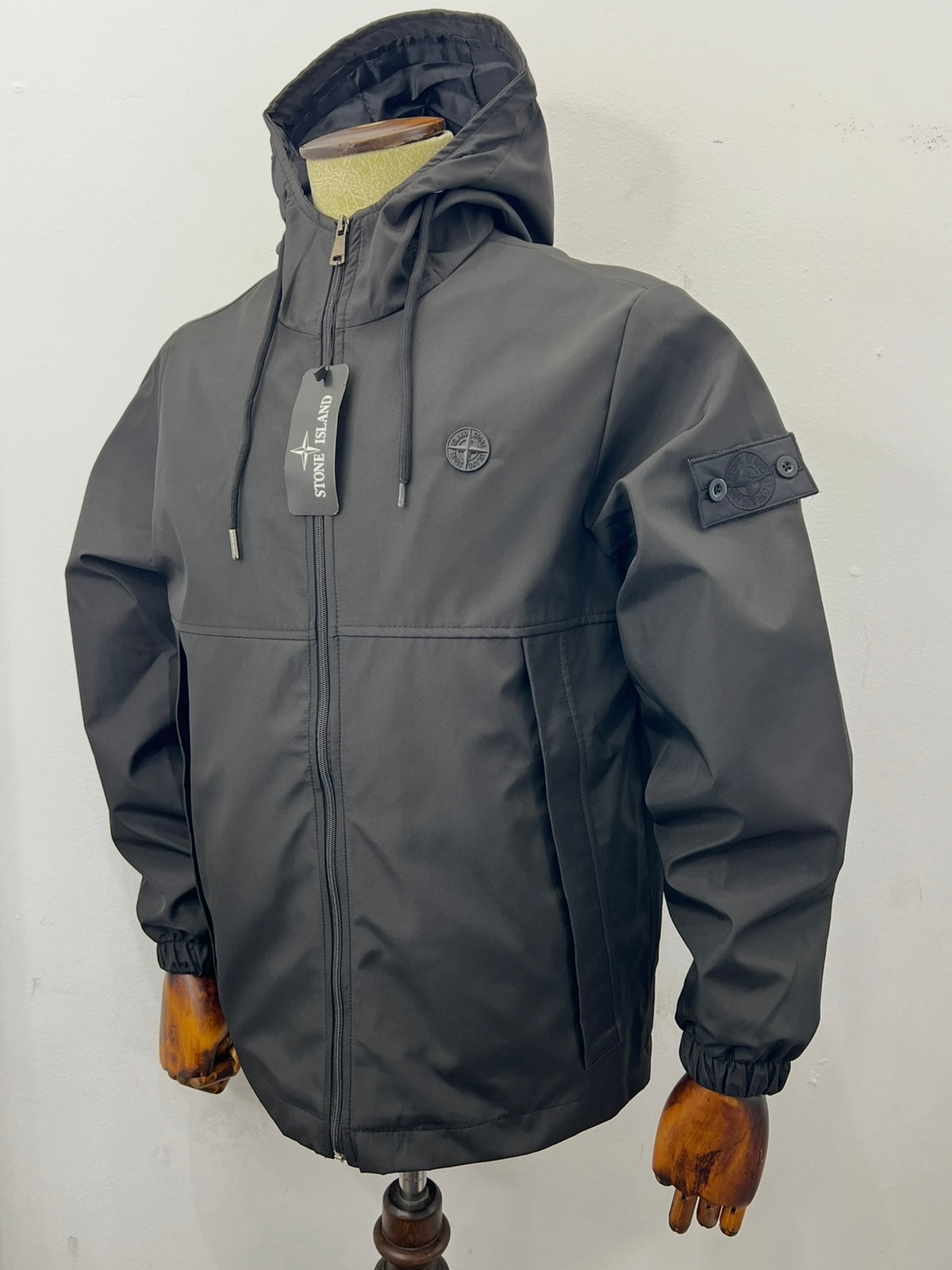 WindProof Stone Island Jacket 3A Black