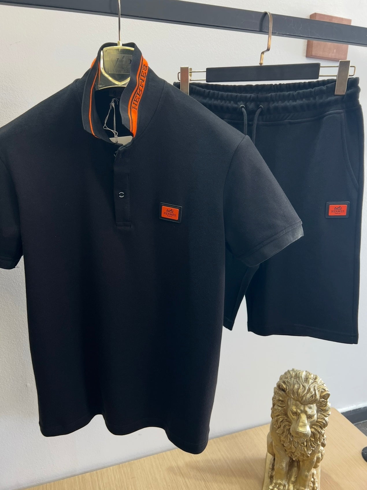 Summer Σετ 3Α Hermes Polo Μαύρο