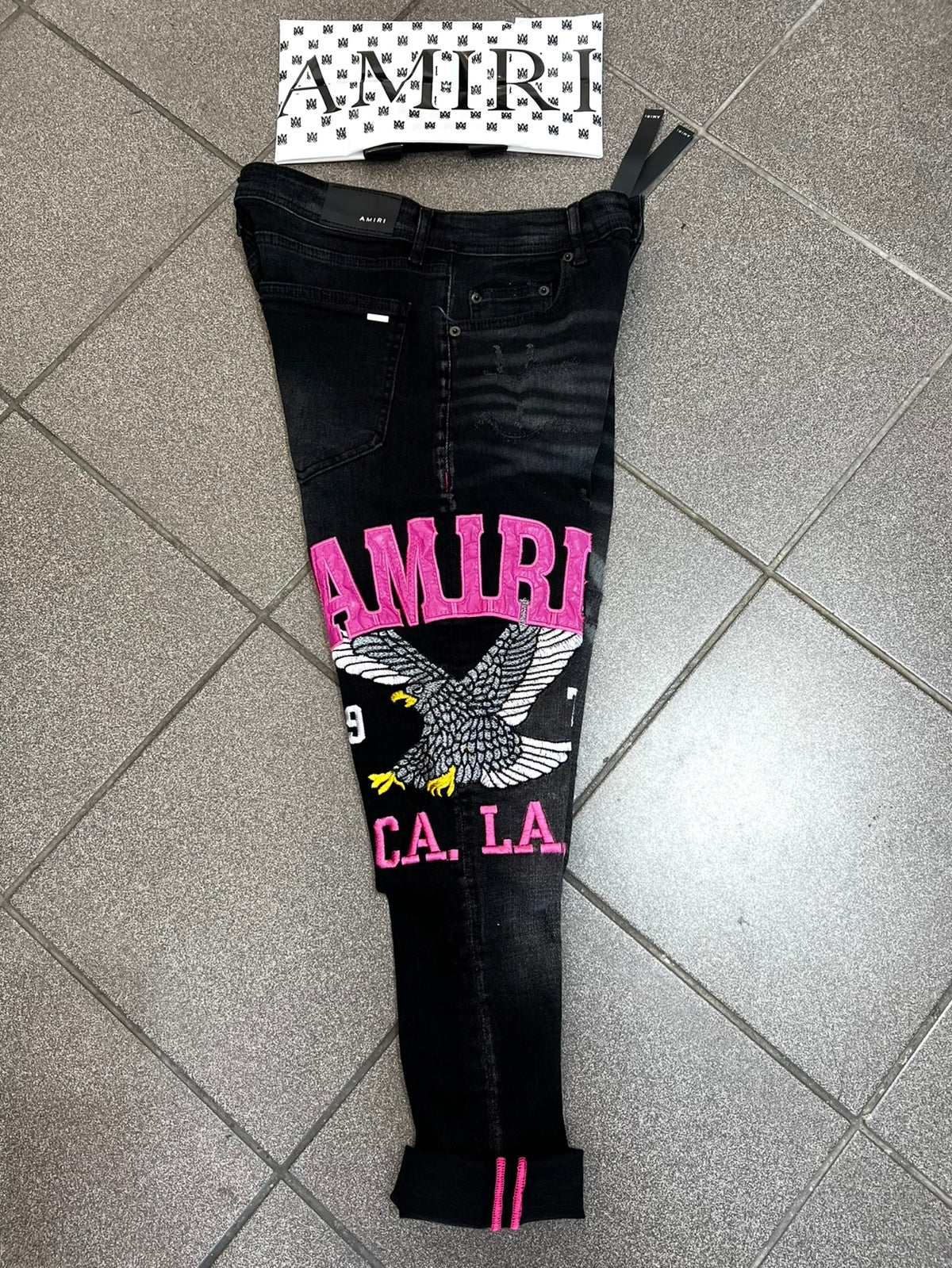 Jean Παντελόνι Amiri L.A Black Eagle