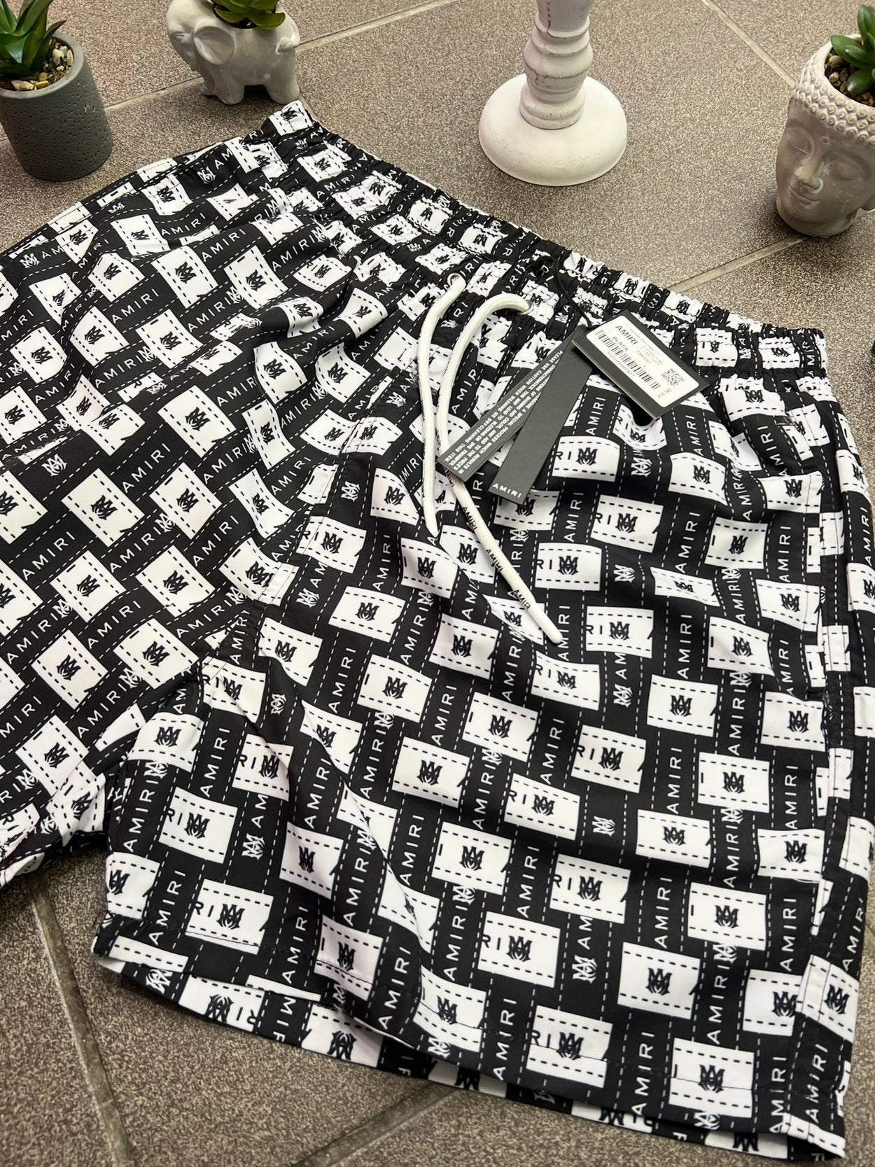 3A Μαγιό Amiri Black/White Swimwear