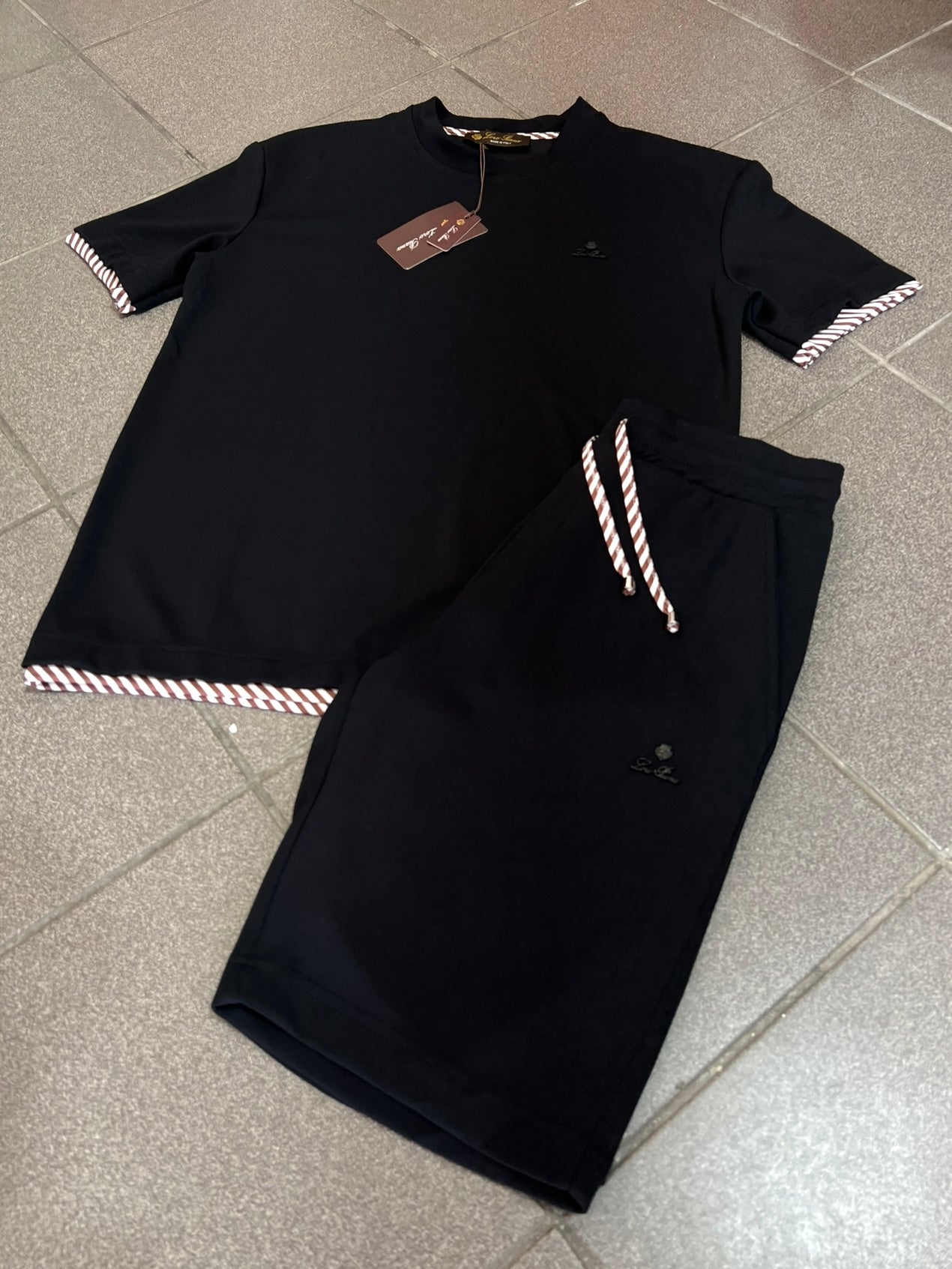 Summer Σετ 3Α Loro Piana Μαύρο Silk