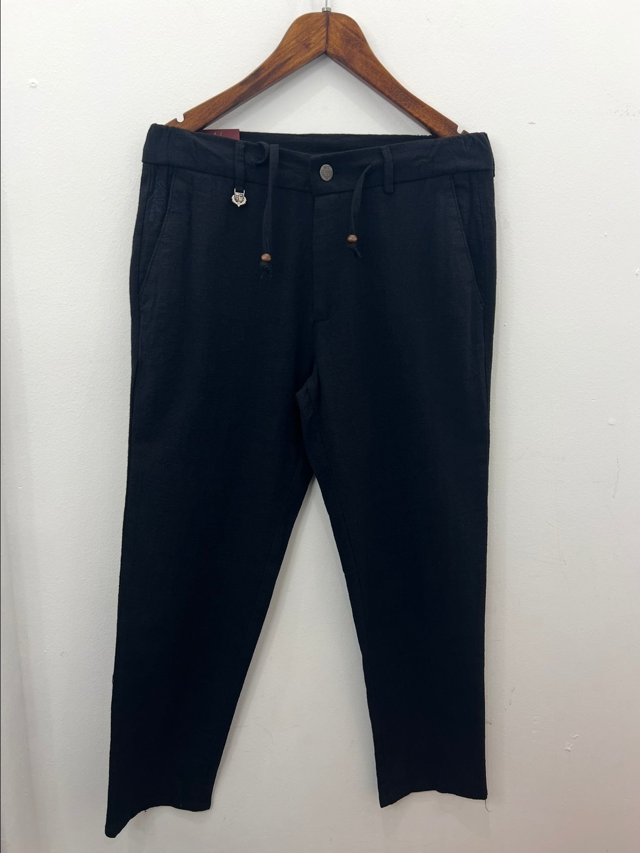 Παντελόνι Linen Loro Piana Μπλέ