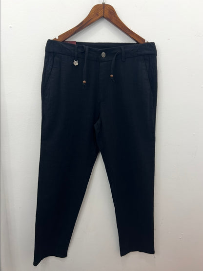 Παντελόνι Linen Loro Piana Μπλέ