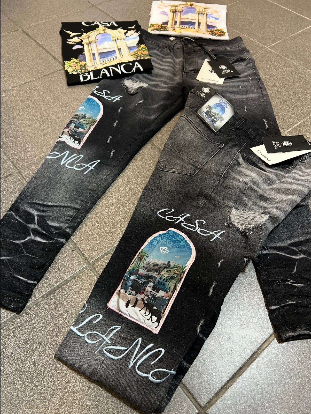 Jean Παντελόνι Casa Blanca Grey  Denim