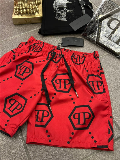 Philip Plein Μαγιό Race Red Swimwear