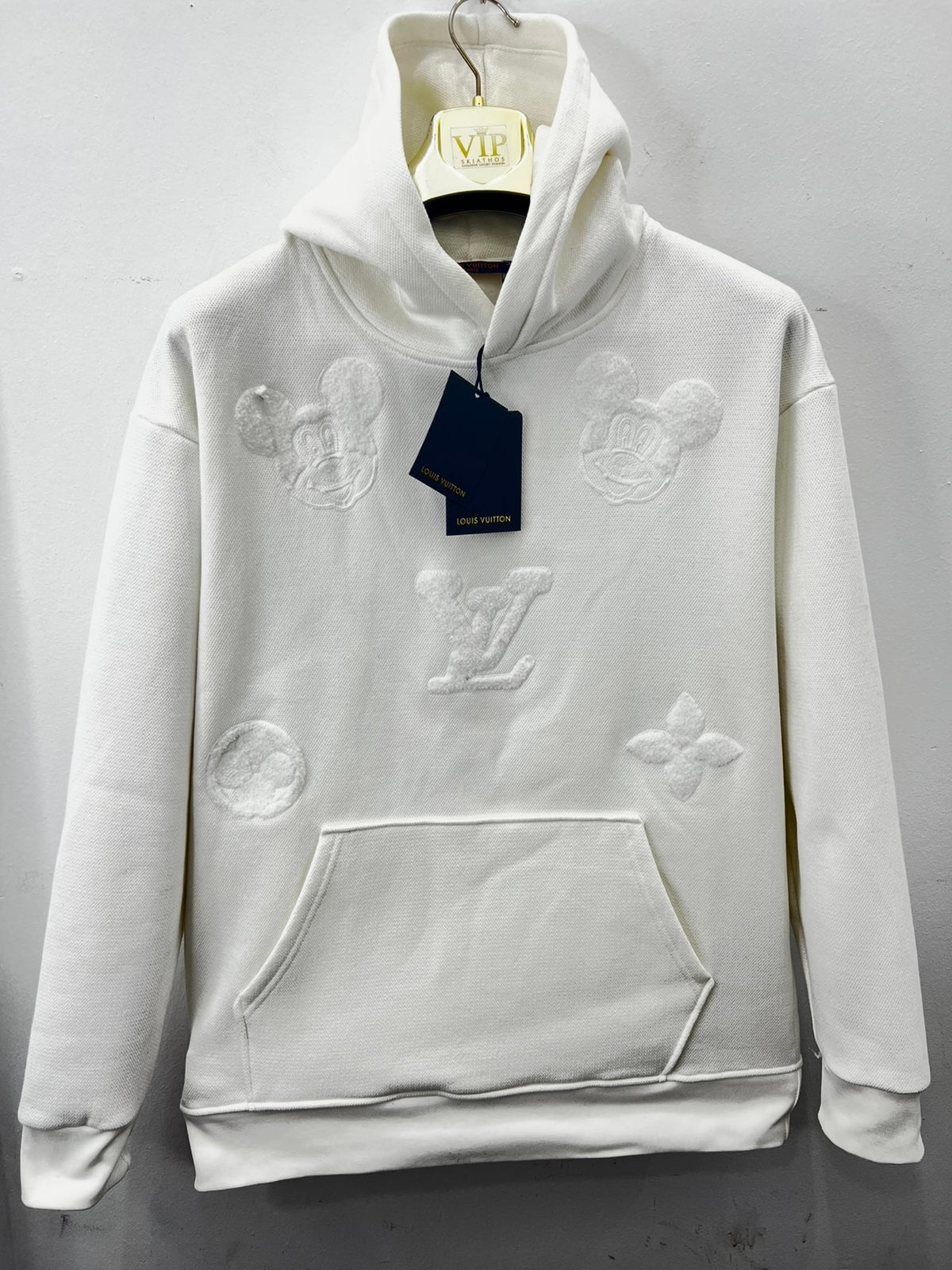 3A Hoodie Ls.Vn Λευκό OverFit