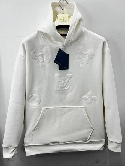 3A Hoodie Ls.Vn Λευκό OverFit