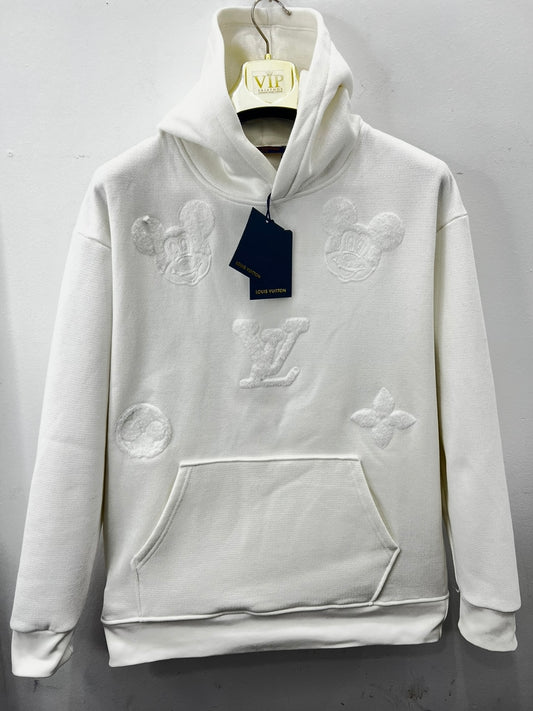 3A Hoodie Ls.Vn Λευκό OverFit
