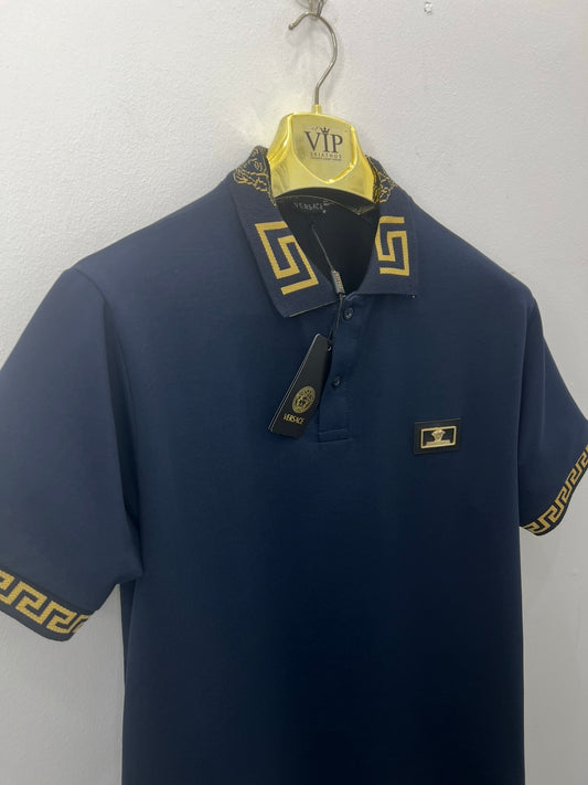 Polo Μπλούζα 3A Versace Μπλέ