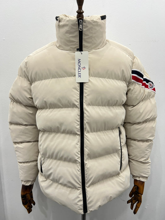 Jacket Μπέζ Moncler Μπουφάν Strip