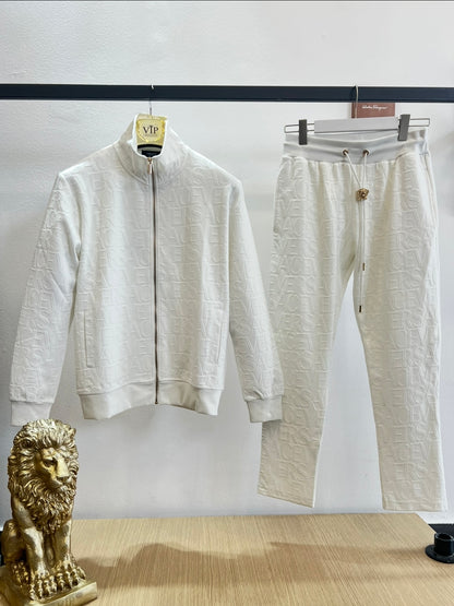 Σετ Versace 3A Tracksuit Λευκό