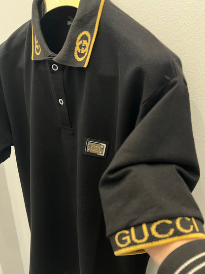 Polo T-Shirt Μπλούζα Gucci Μαύρη