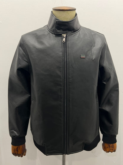 Leather Jacket Μαύρο Dolce & Gabbana