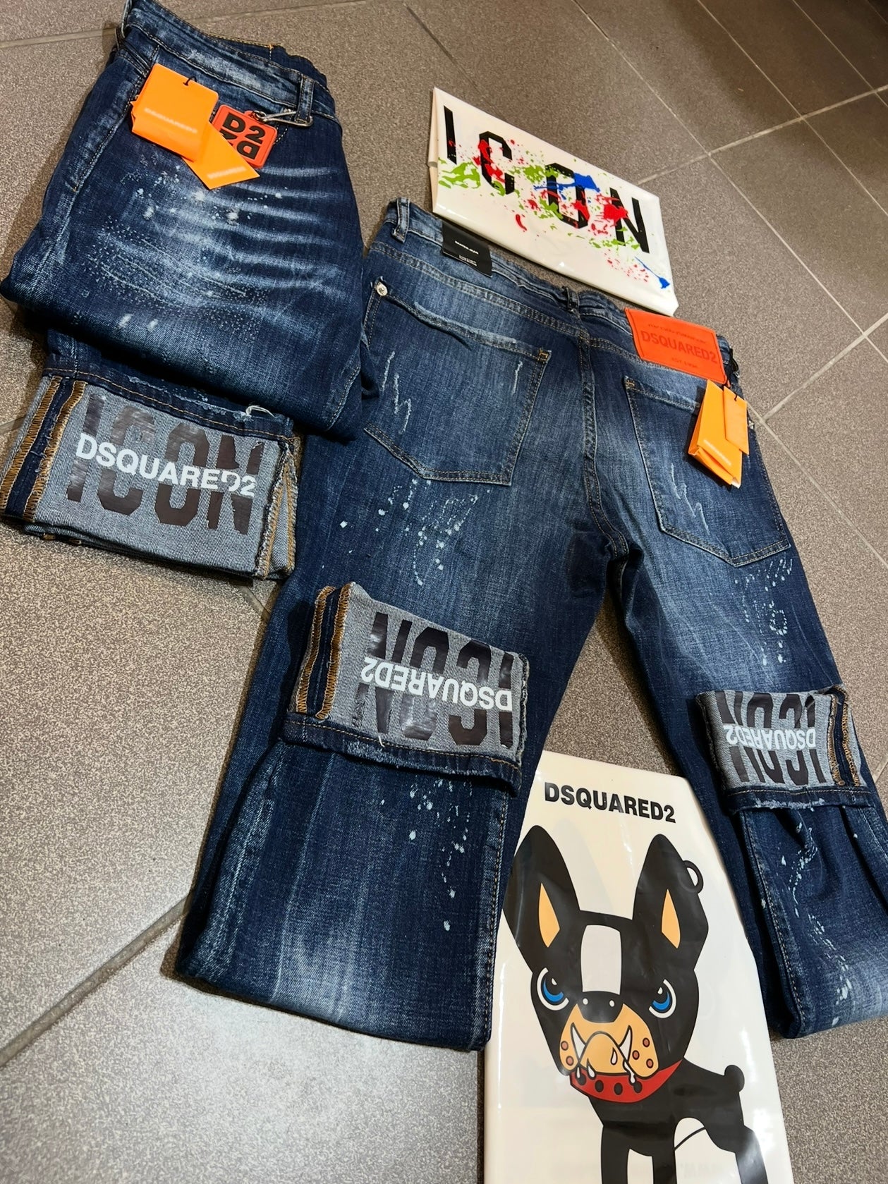 Jean Παντελόνι Dsquared2 Splashed