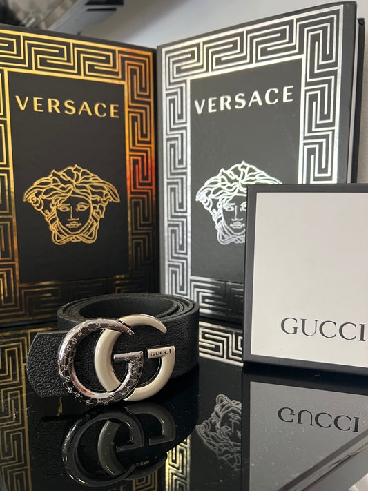 Ζώνη Δερμάτινη Gucci Μαύρη